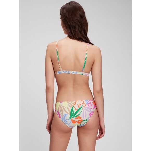 GAP Spring Floral Triangle Top Bikini Swim Set, Size S/M - Picture 2 of 11